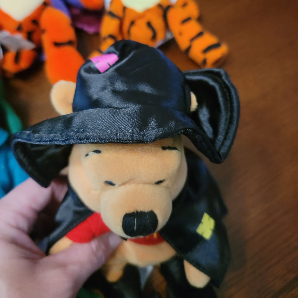 Disney Halloween Winnie The Pooh, Tigger, Goofy Beanie Lot - Picture 6 of 15